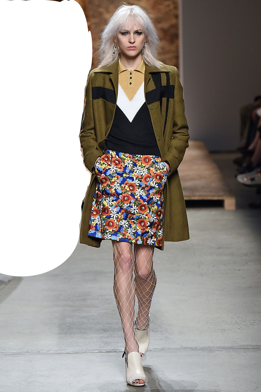 Spring 2016, Creatures, Ready To Wear, Runway, Model, - Fishnets Fashion Week (1067x1600), Png Download