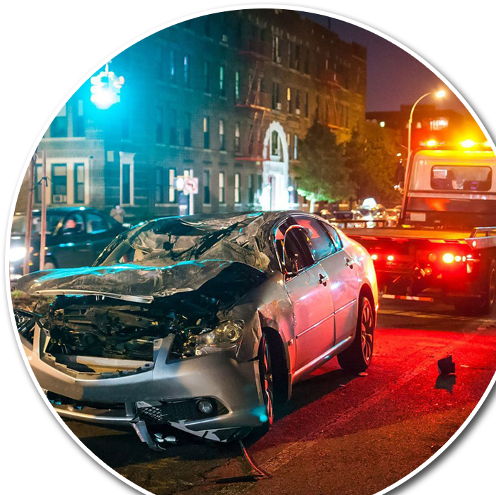 Car Accident - Car Accidents At Night (1000x1000), Png Download