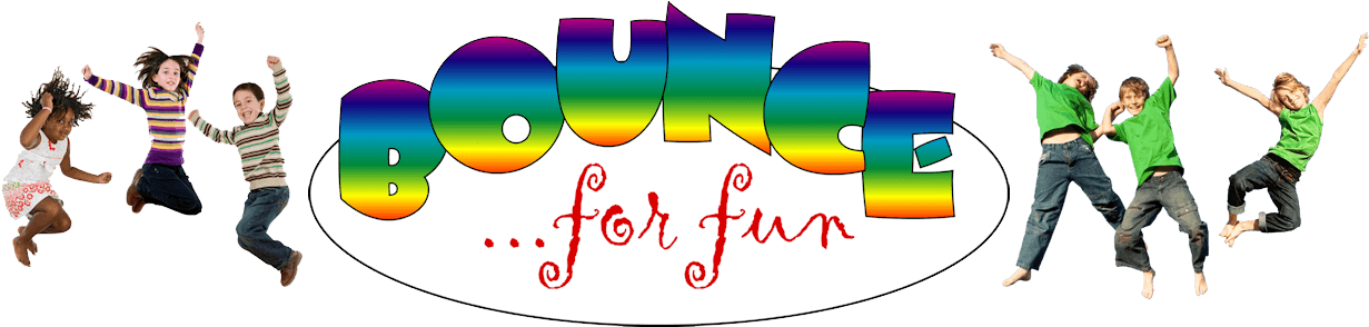 Bounce For Fun - Kids Jumping (1242x300), Png Download