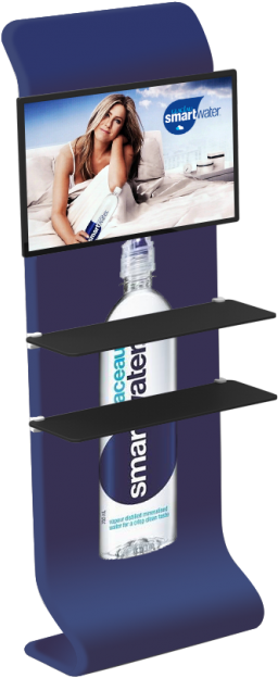 Trade Show Tv Stand (600x655), Png Download