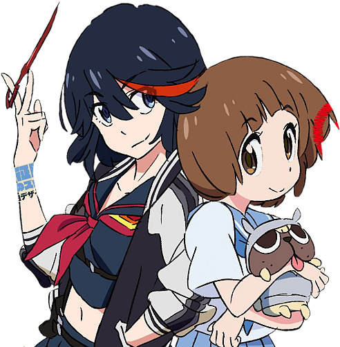 Kill La Kill Klk Ryuko Matoi Ryuko Matoi Ryuko Mako - Kill La Kill Transparent (600x548), Png Download