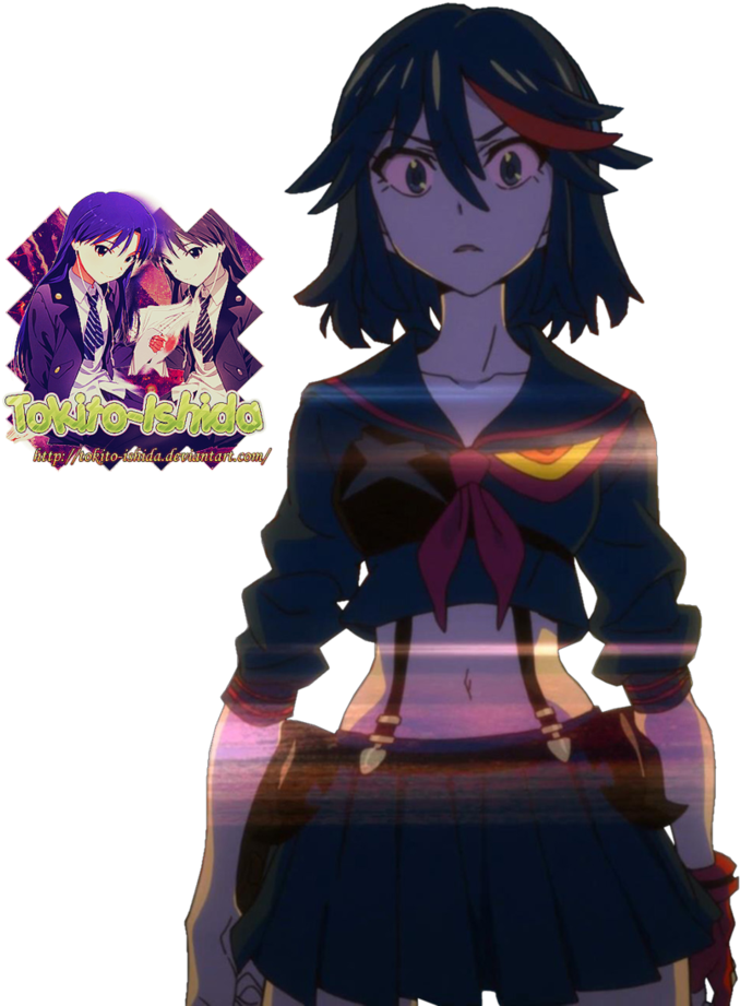 Ryuko Matoi By Tokito Ishida-d723doa - Yukihira Furano Noucome Render (861x927), Png Download