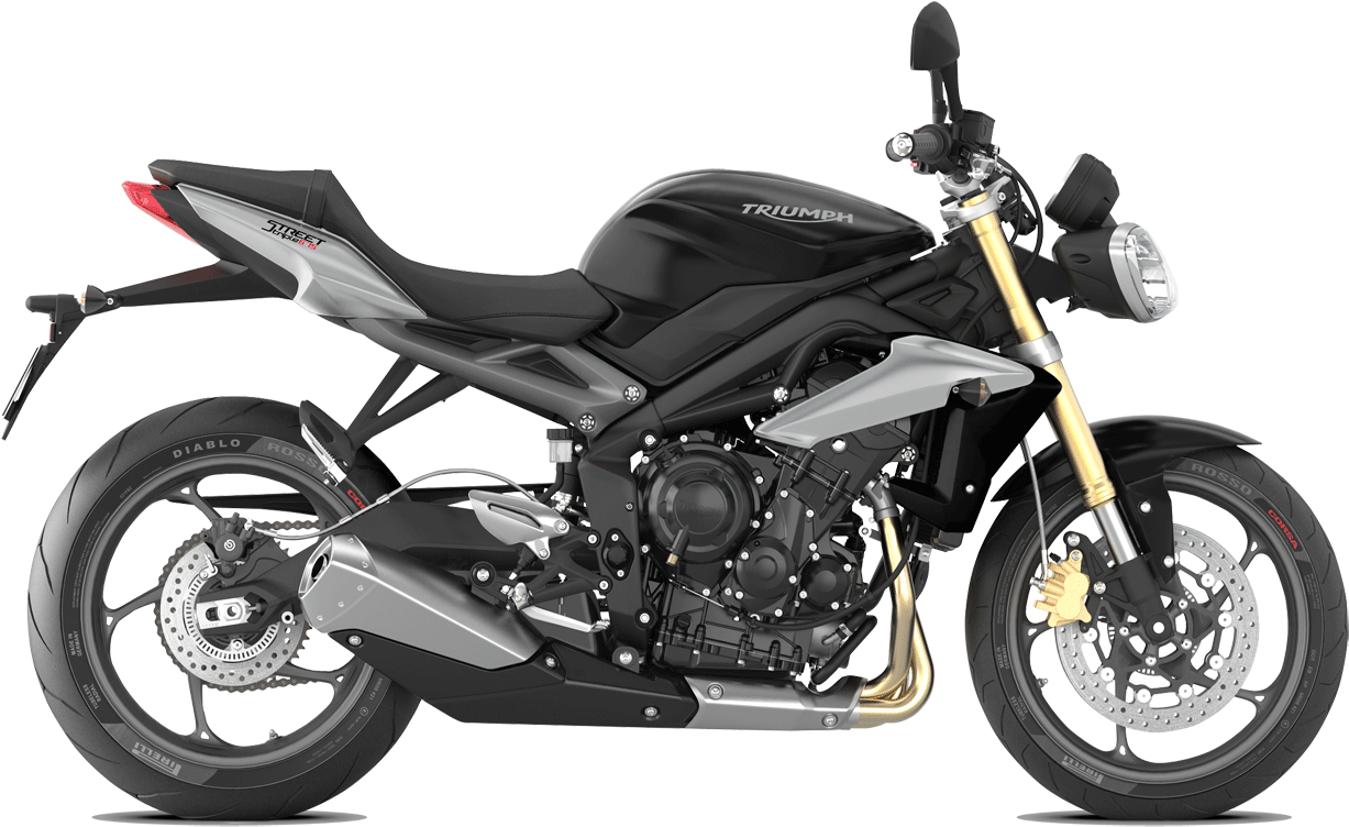 I Phantom Black - Street Triple 675 2016 (1644x1022), Png Download