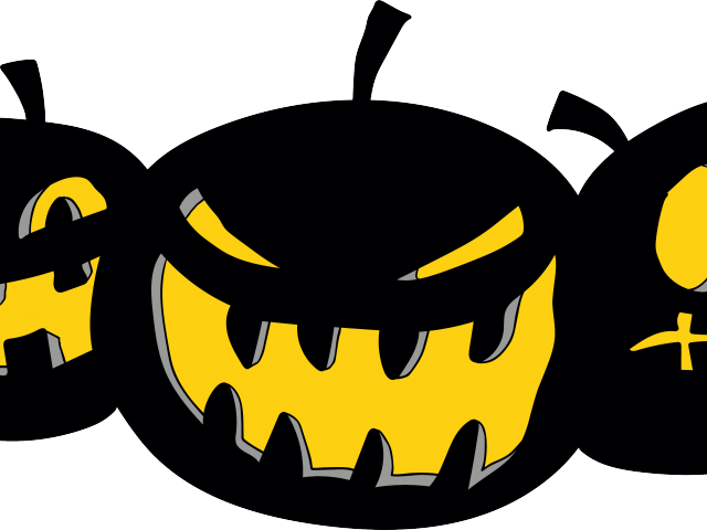 Batman Clipart Head Pumpkin - Halloween Pumpkin Vector Png (640x480), Png Download