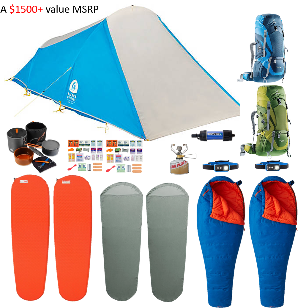 Lightweight Backpacking Kit - Skateboard Deck (1059x1044), Png Download