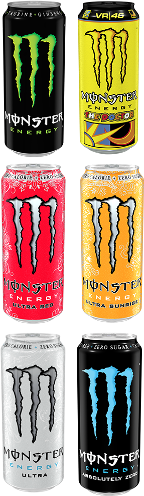 Monster Energy - Monster Energy Drink (425x1134), Png Download