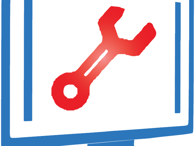 Software Clipart Broken Computer - Computer Tech (640x480), Png Download