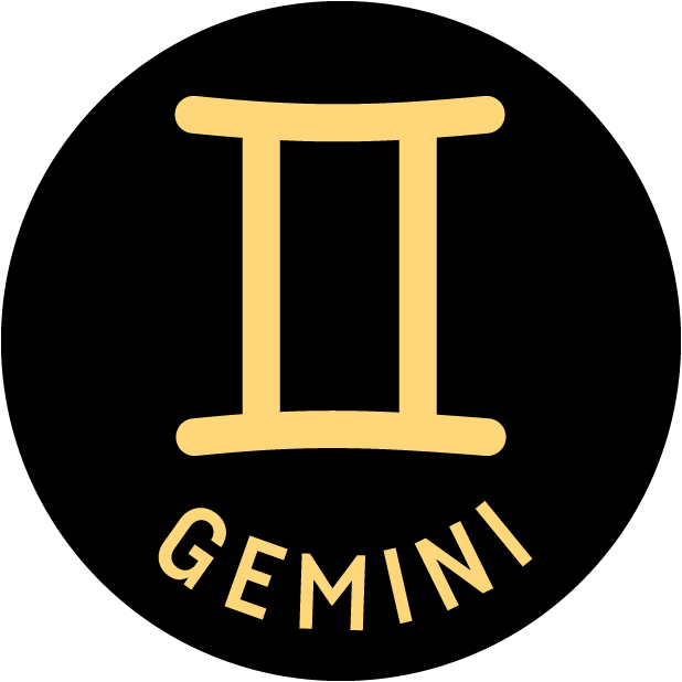 Gemini Stickers Messages Sticker-3 - Emblem (618x618), Png Download
