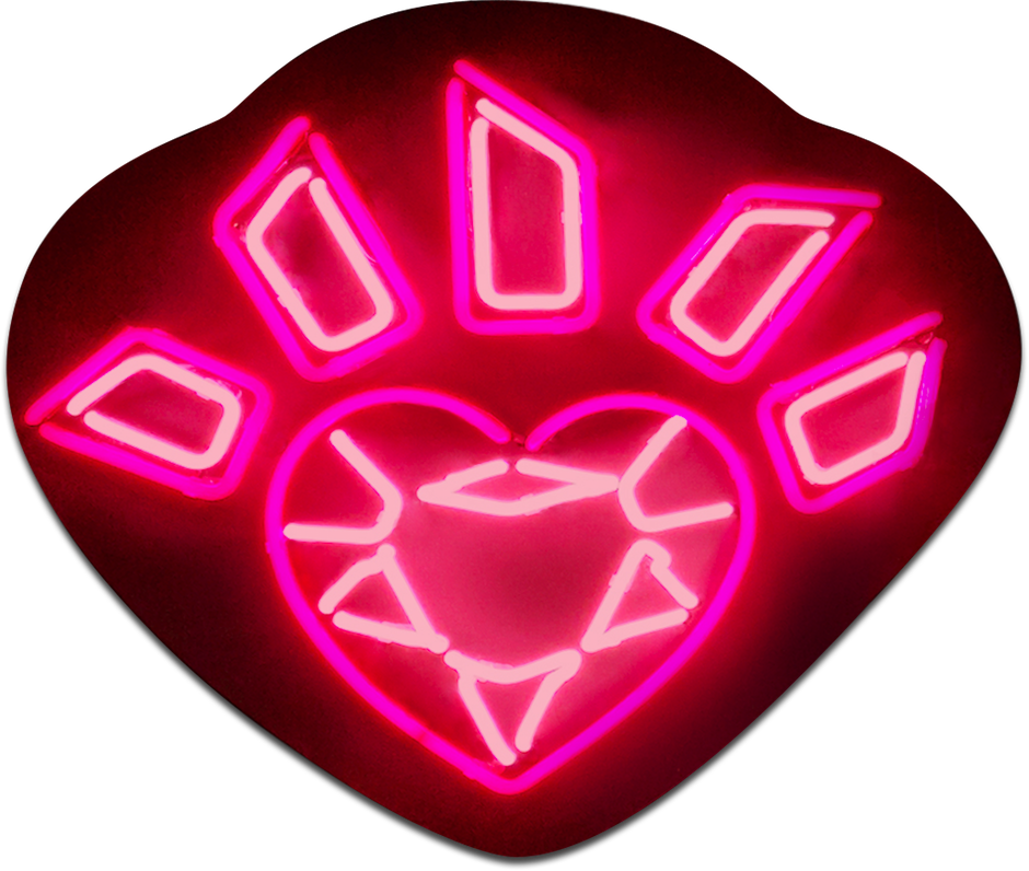 Flaming Heart Neon - Neon (940x796), Png Download