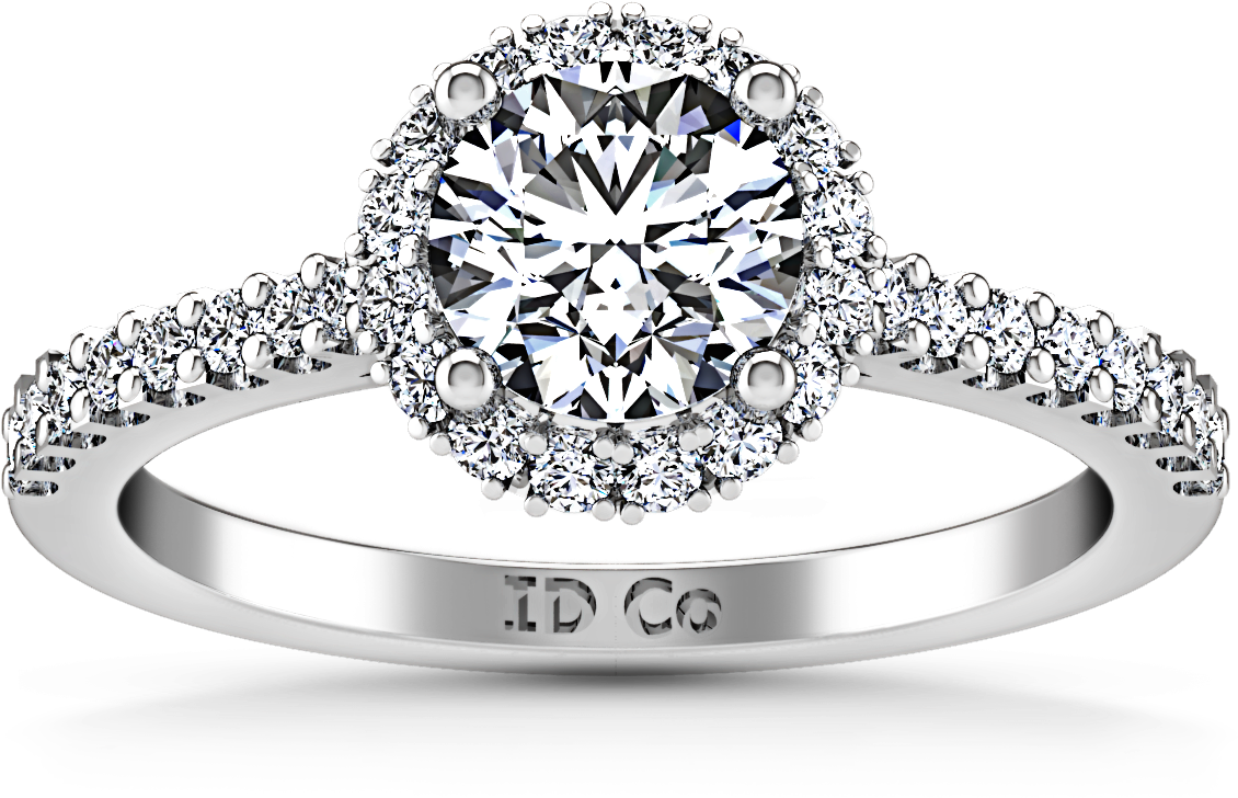 Ring With Heart Diamond (1440x1440), Png Download