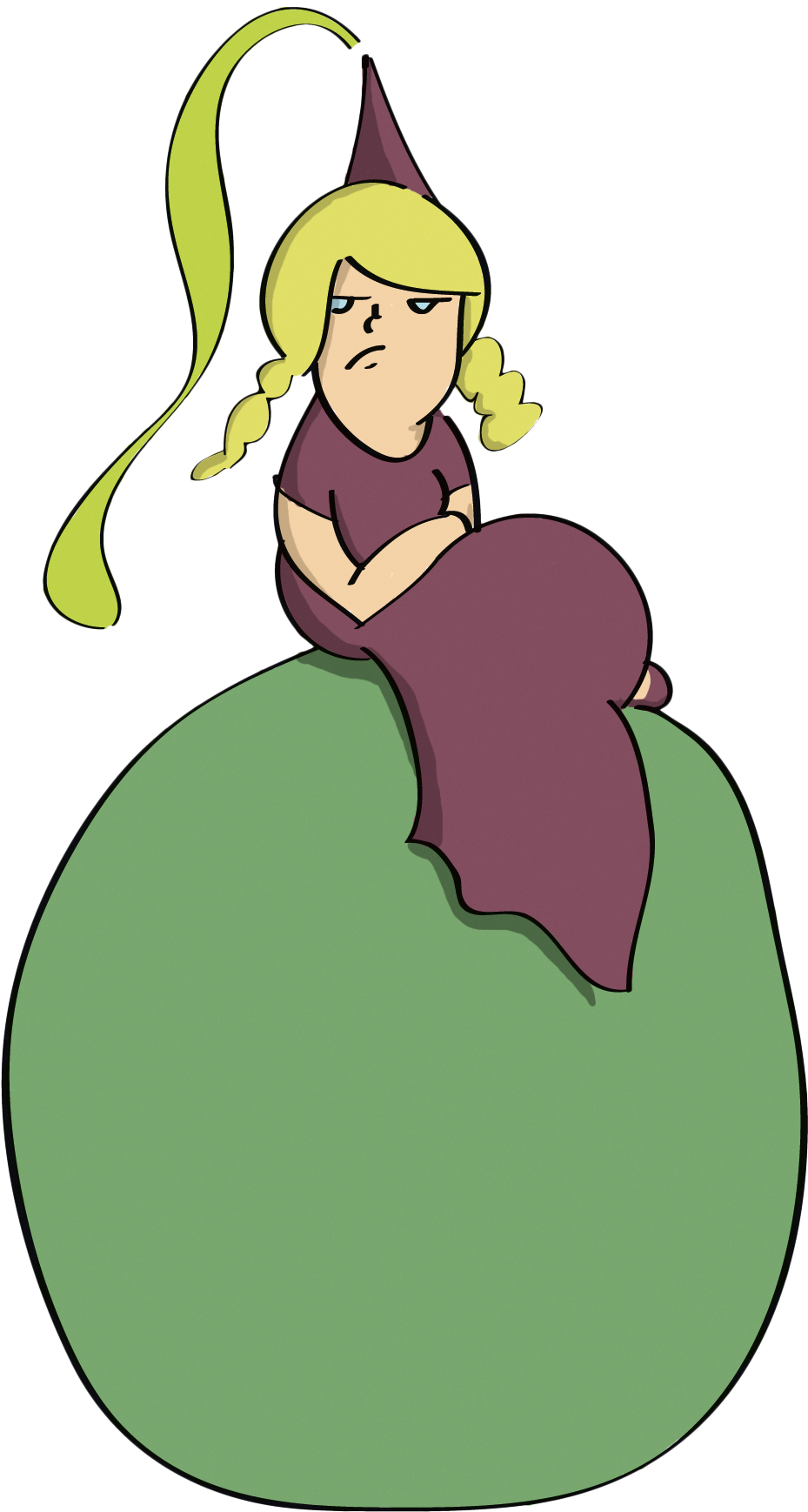 The Princess And The Pea Fairy Tale Clip Art - Cartoon (2100x2100), Png Download