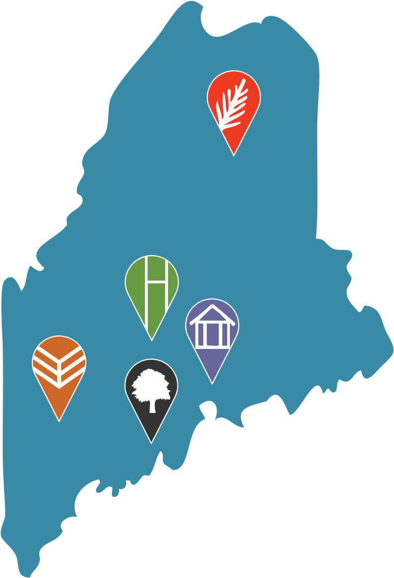 Mainemap Blue-01 - Maine Vector (1000x1356), Png Download