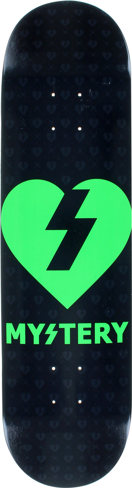 Mystery Heart Skateboard Deck (1600x1600), Png Download