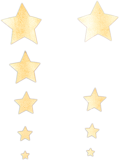 Gold Foil Stars - Earrings (1000x1200), Png Download