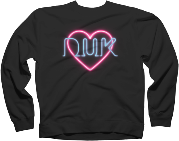 Dukaja Neon Heart Hoodie - Extended Dream Team (650x650), Png Download