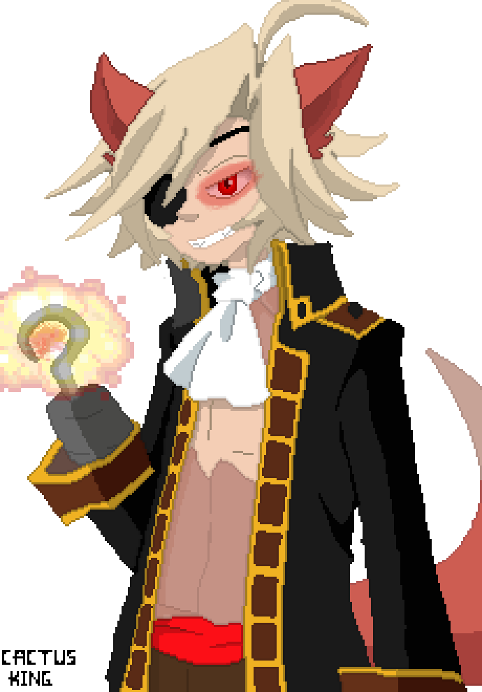 Bakugou The Pirate Fox - Vocaloid X Fnaf (690x990), Png Download