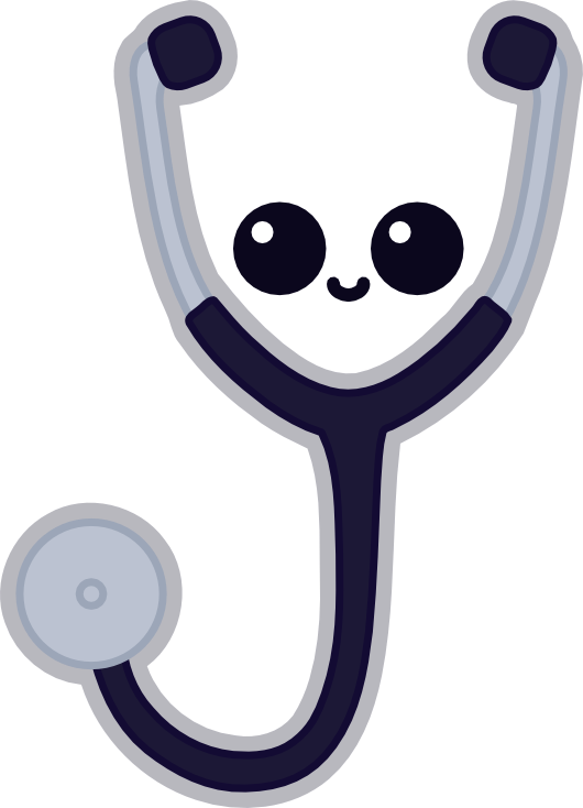 530 X 734 8 - Kawaii Stethoscope (530x734), Png Download