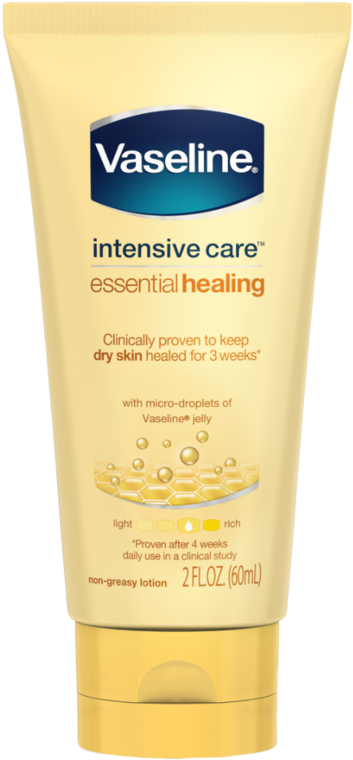 Vaseline® Intensive Care™ Essential Healing Lotion - Vaseline (1024x1024), Png Download