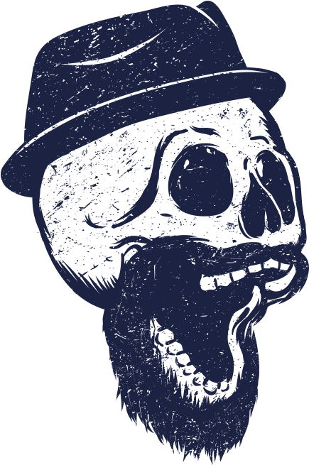 Skull - Png Transparent Drawing Cocktail (475x655), Png Download