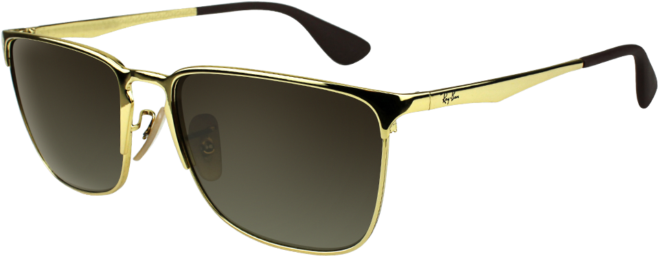 Ray Ban Rb3508 Arista Brown Sunglasses 5 Zoom - Reflection (1000x600), Png Download