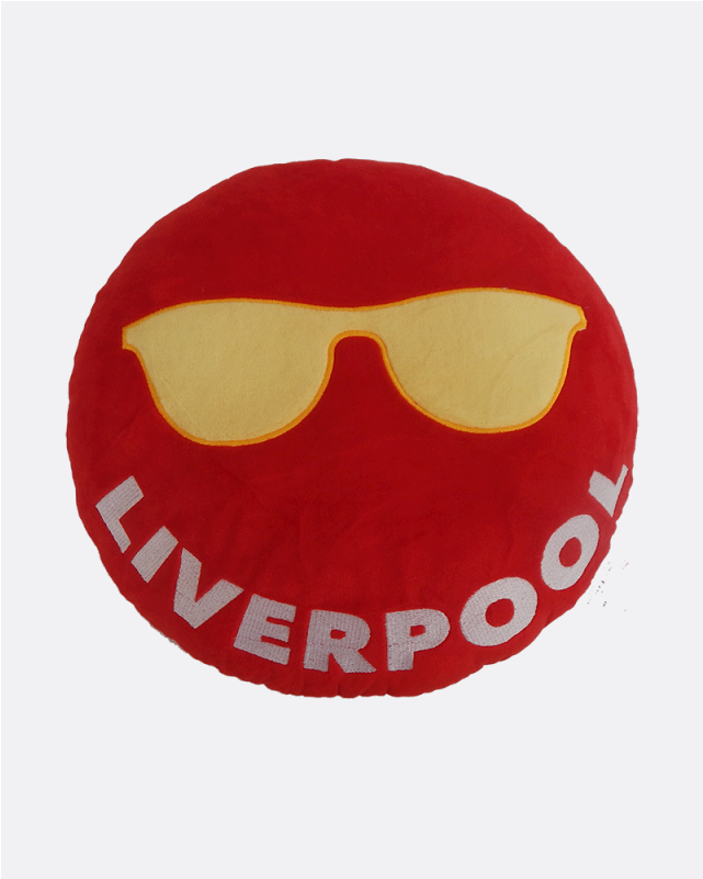 Emoji Liverpool Football Cushion - Tongue (800x800), Png Download
