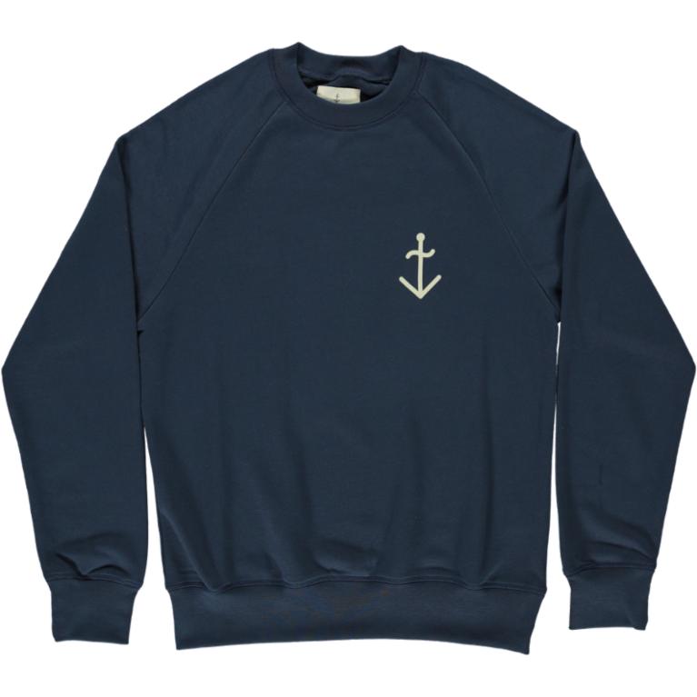 Cunha Navy White Logo Front Cb Png V=1543082949 - Sweater (767x767), Png Download