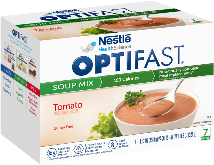 Optifast® Soup Mix - Nestle (750x750), Png Download