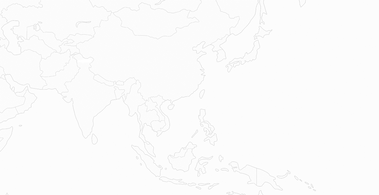 Hong Kong - Guam To Bora Bora (1600x823), Png Download
