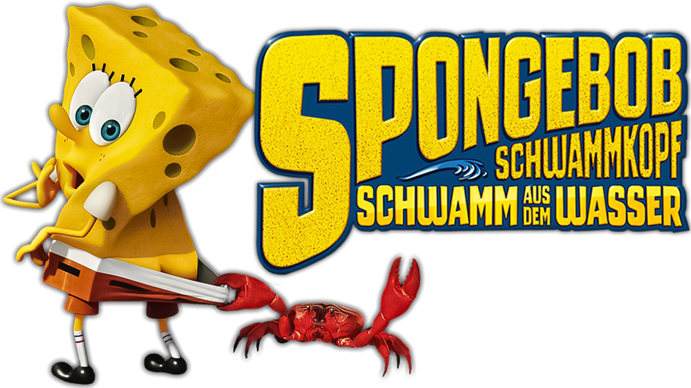 Spongebob Squarepants 2 Image - Spongebob Movie Sponge Out Of Water Title (1000x562), Png Download