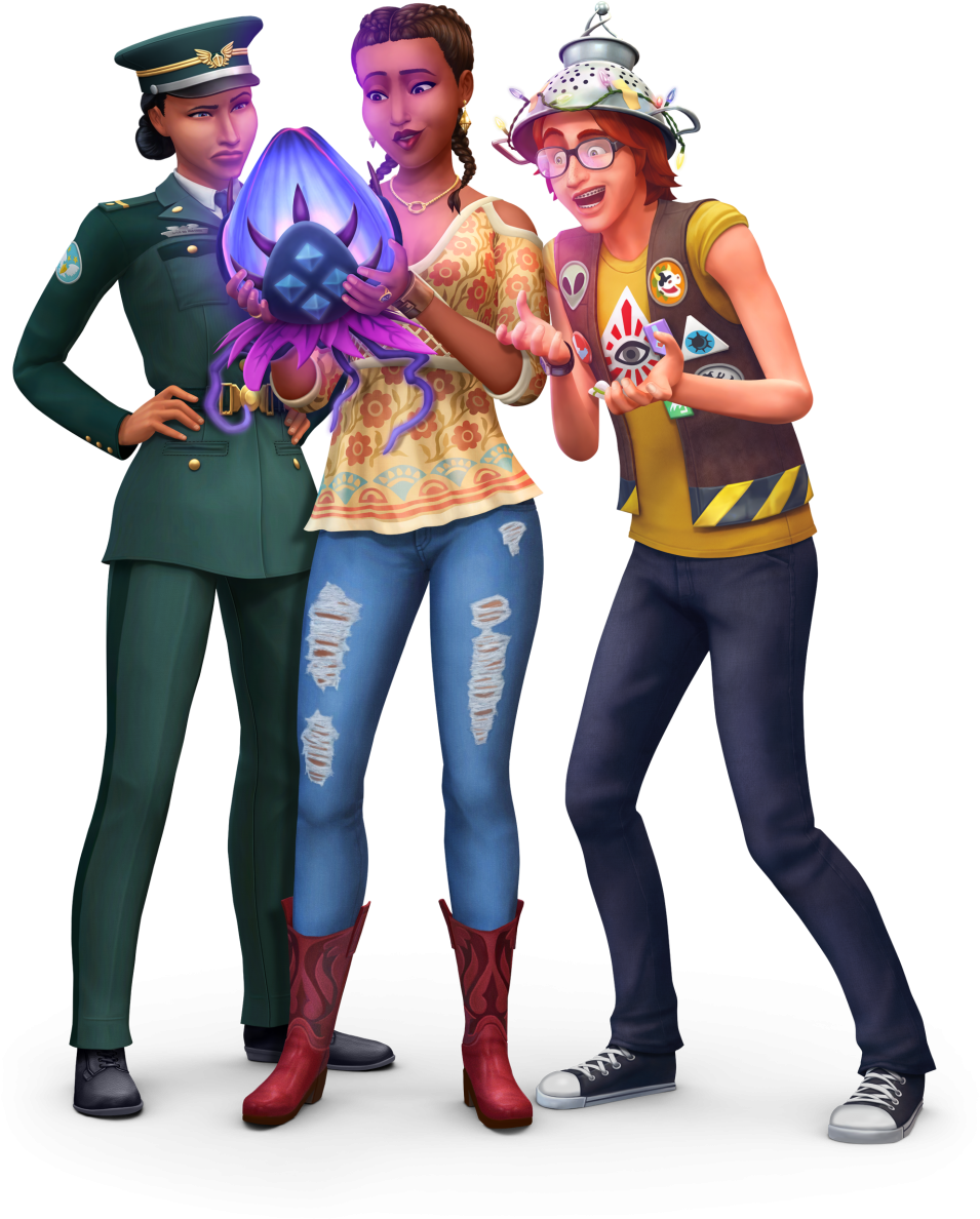 Sims 4 Logo Pack Jeu Gamepack Strangerville Render - The Sims 4 (978x1200), Png Download