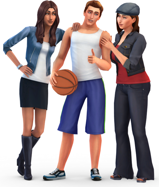 Sims 4 Images Sims 4 Renders Wallpaper And Background - Sims 4 Caliente Sisters (516x606), Png Download