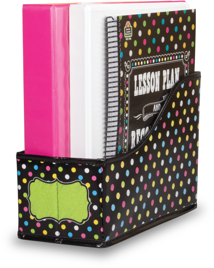 Chalkboard Brights Book Bin - Classroom Management (590x590), Png Download