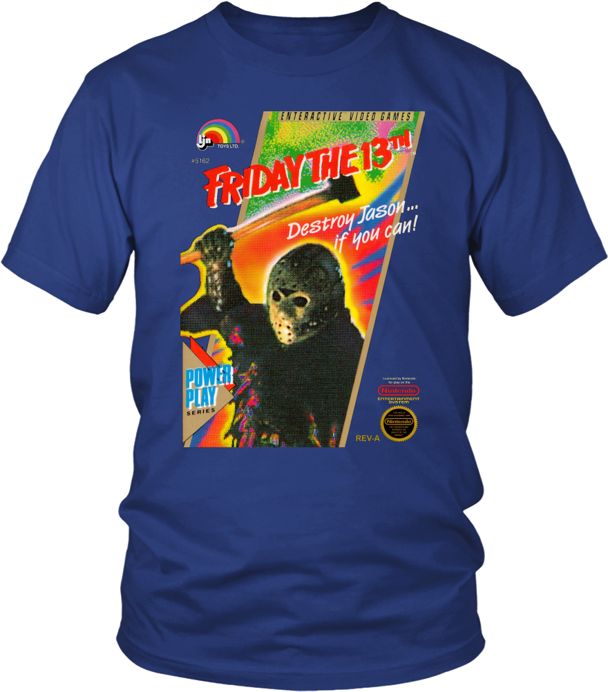 Friday The 13th Jason Voorhees Nintendo Retro Vintage - Proud Parent Of 2019 Senior (1000x1000), Png Download