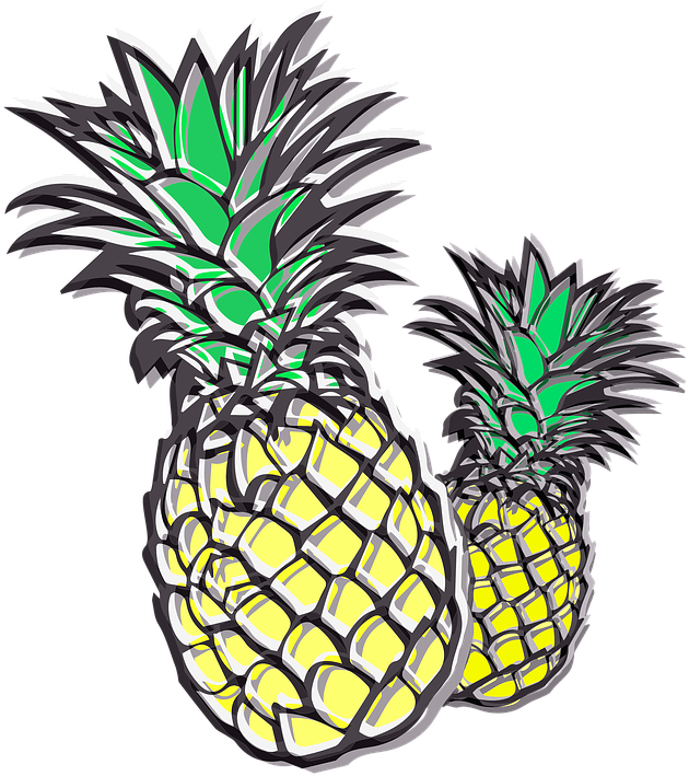 Download Now - Transparent Pinapple Clipart (791x720), Png Download