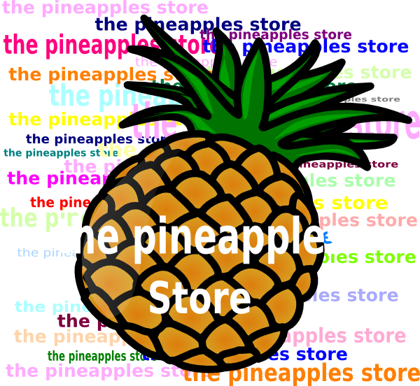 Small - Pineapple Clipart (600x552), Png Download