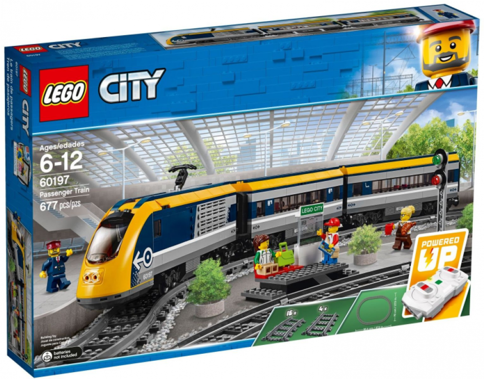 60197 1 - Lego City Passenger Train 60197 (980x980), Png Download