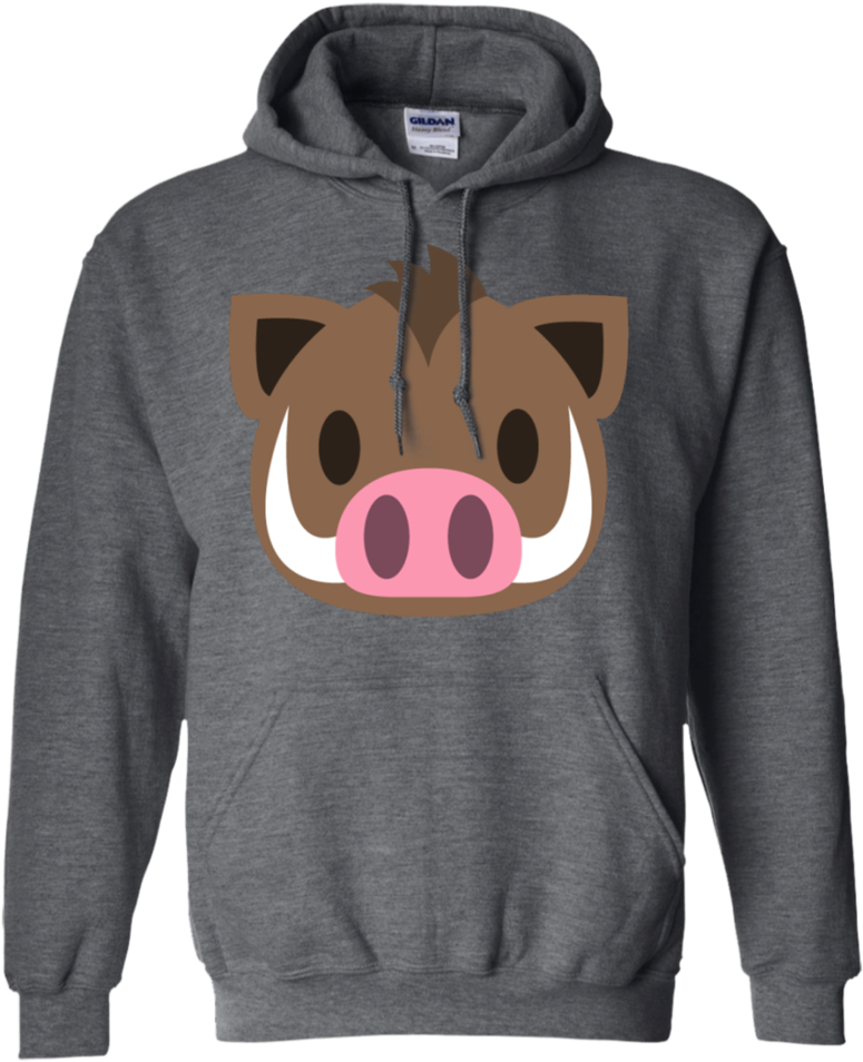 Wart Hog Emoji Hoodie - Shirt (960x960), Png Download