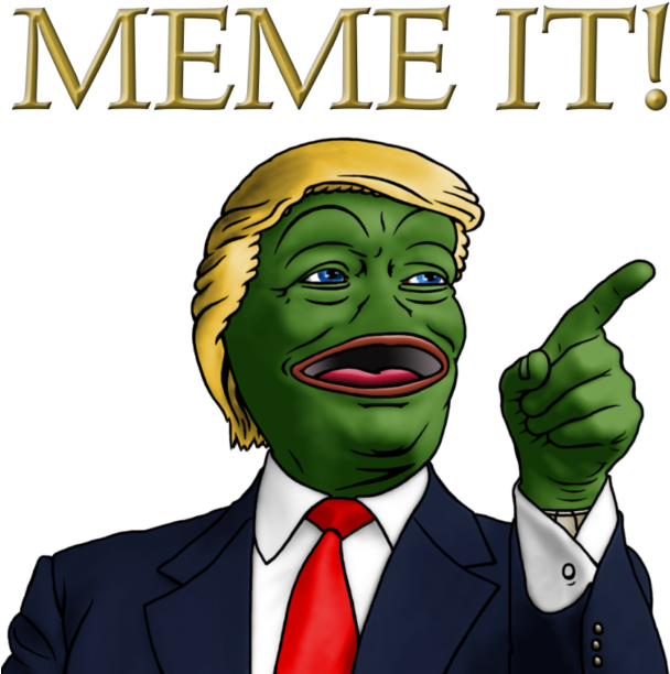 Wow, Just Wow - Pepe President (618x626), Png Download