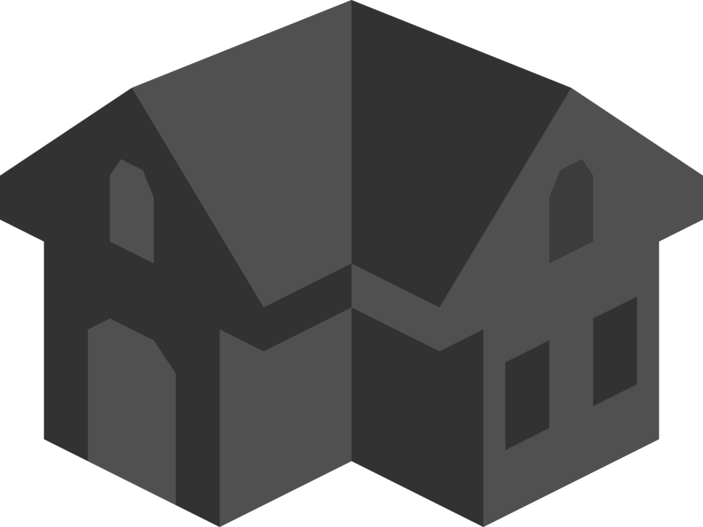 Building Isometric Projection Construction Computer - Isometric House Icon (1000x750), Png Download
