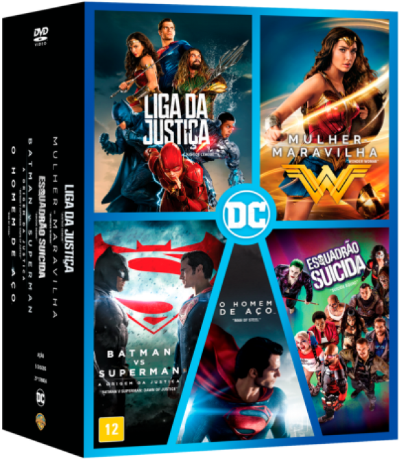 Box Dc Comics - Dc 5 Film Collection (800x800), Png Download