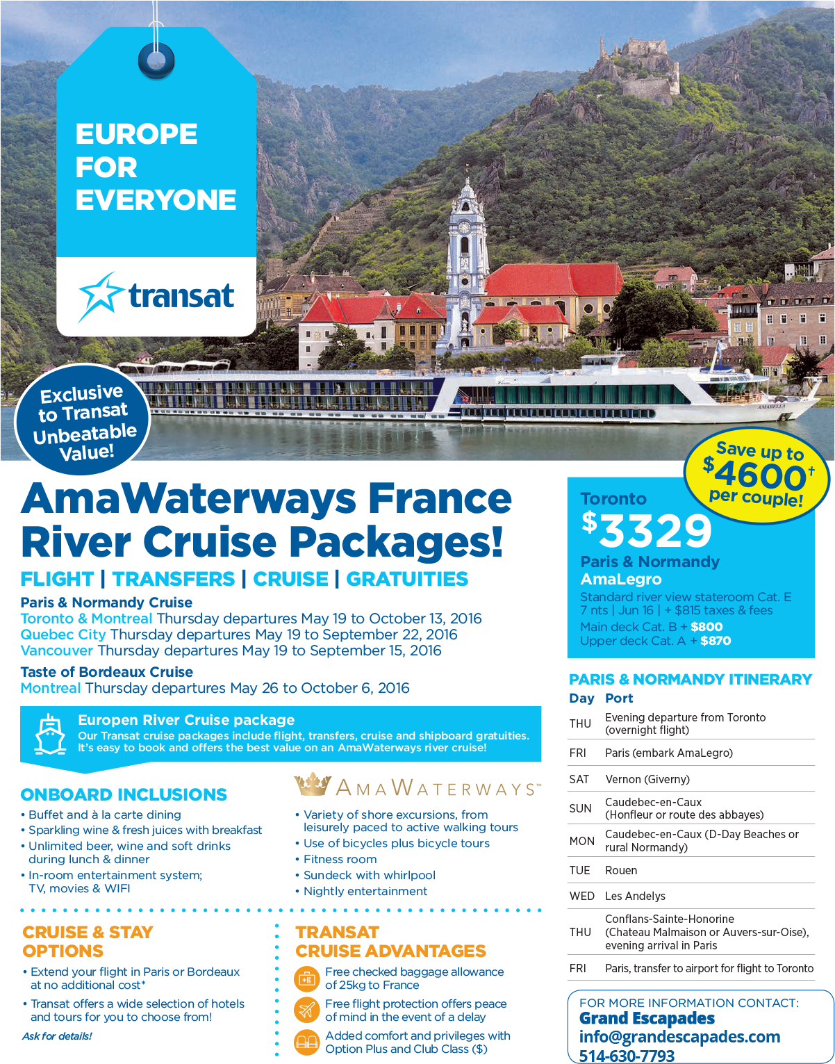 Free* Visa Gift Card - Amadolce Bordeaux River Cruise (1218x1536), Png Download