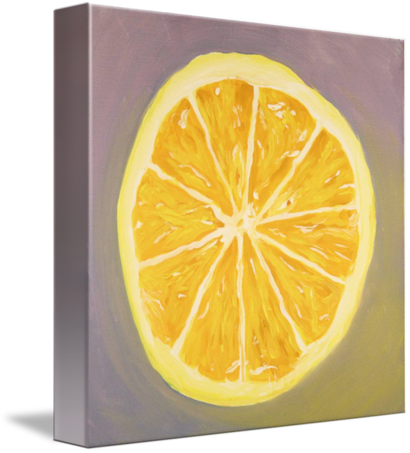 Lemon Slice Png - Meyer Lemon (589x650), Png Download