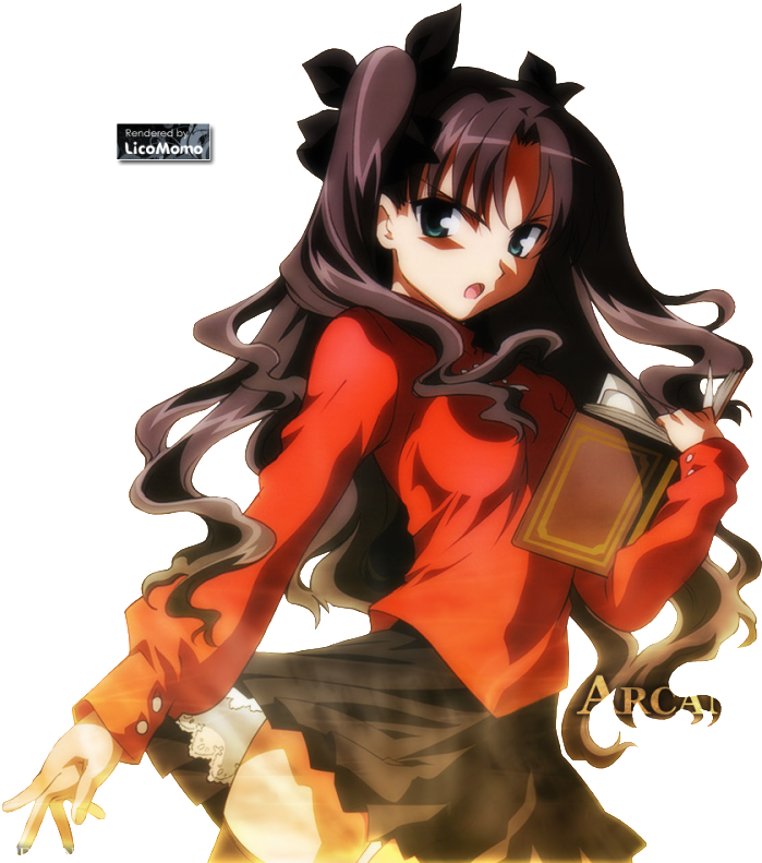 Fate Stay Night Rin (760x800), Png Download