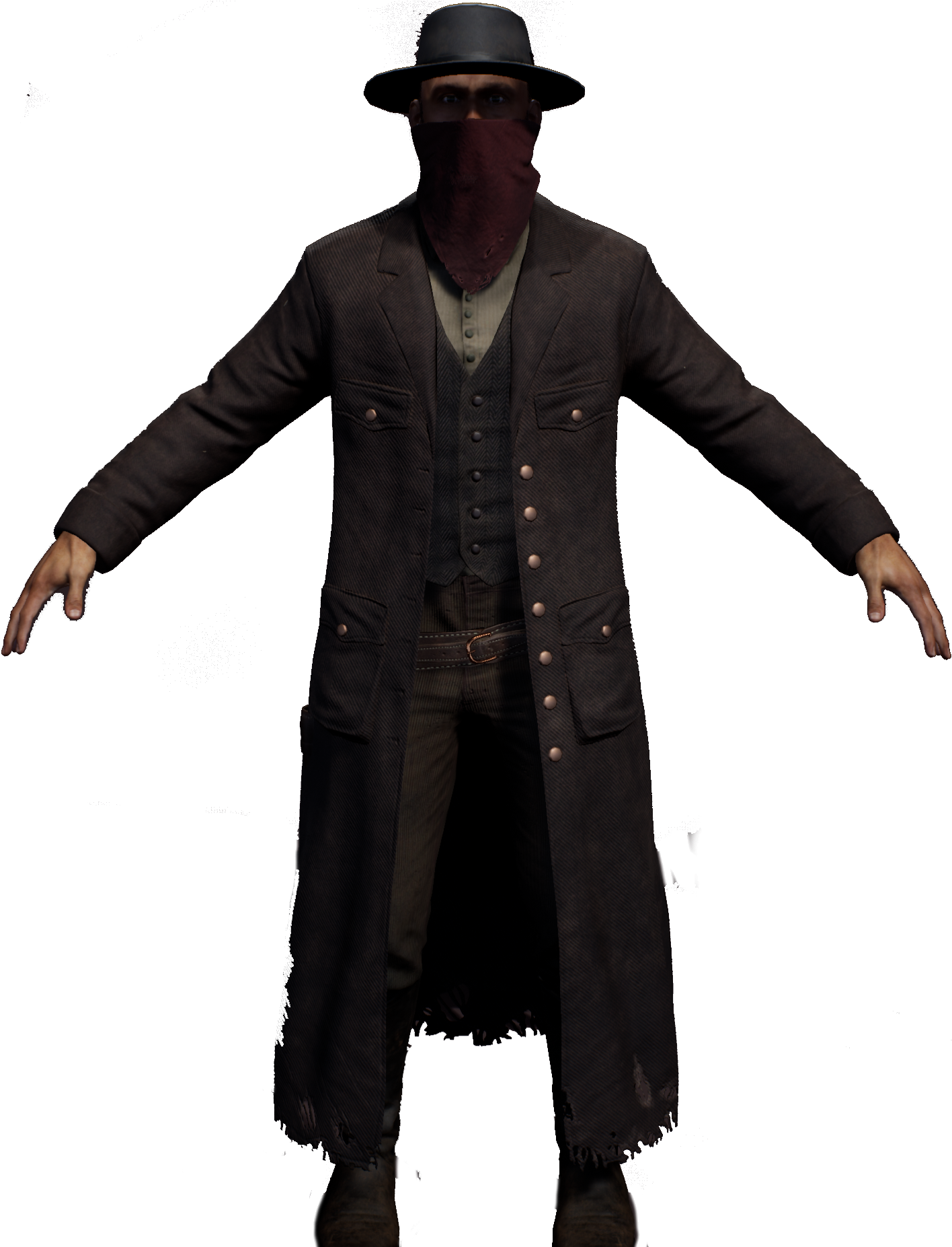 Duster - Standing (1430x1852), Png Download