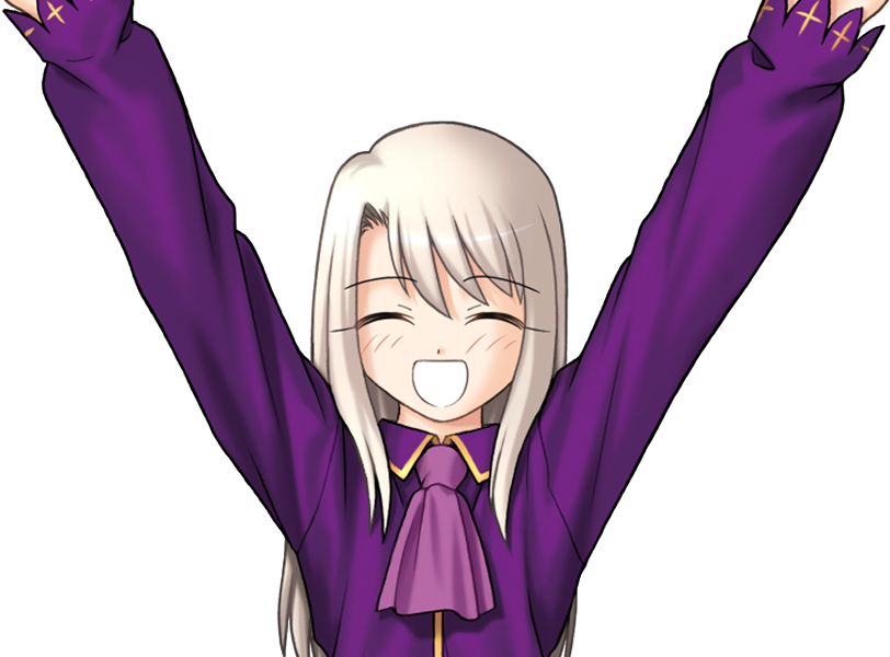 Worth It For Rin's Face Alone - Illya Fate Stay Night Happy (812x600), Png Download