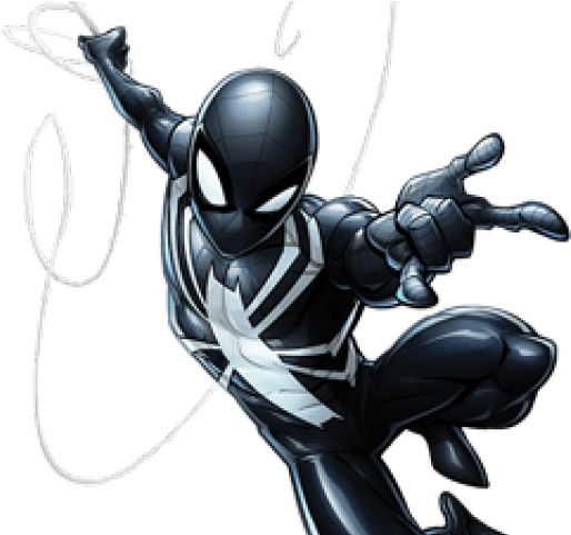 Spiderman Clipart Peter Parker - Marvel's Spider Man Symbiote (640x480), Png Download