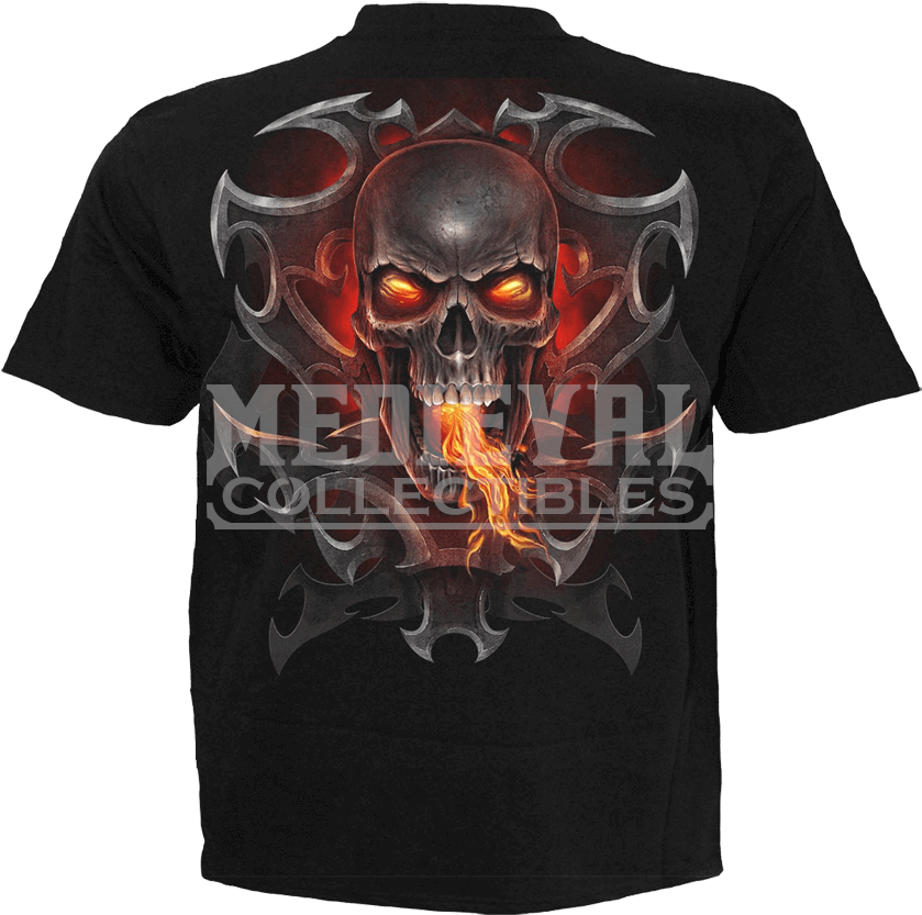 Item - Skull Fire Dragon (850x850), Png Download