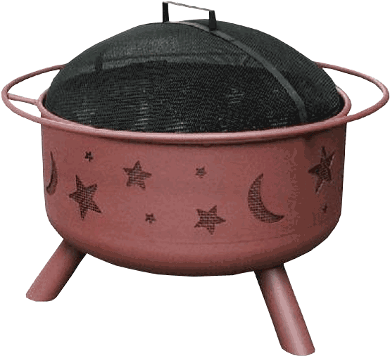 Landmann 28335 Big Sky Stars Moon Fire Pit - Cast Iron Fire Pit (1000x1000), Png Download