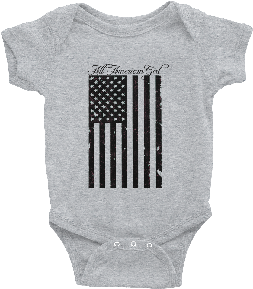 All American Girl Infant Bodysuit - Chubby Thighs Pretty Eyes Onesie (1000x1000), Png Download