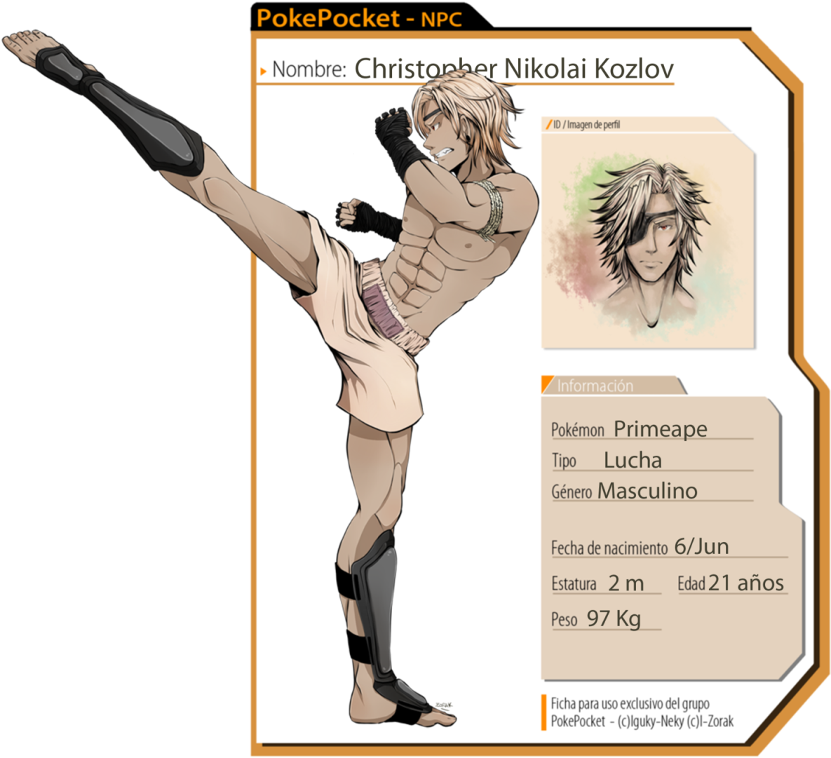 Pp - Primeape - Christopher Npc - By I-zorak - Cartoon (1280x1127), Png Download